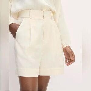 Elegant Cream Women's Shorts